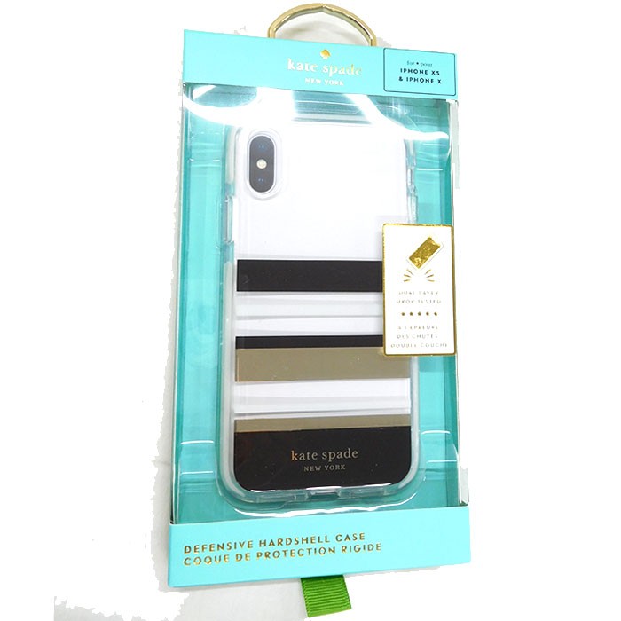 kate spade NEW YORK iPhoneXR ケース クリア スリム new york