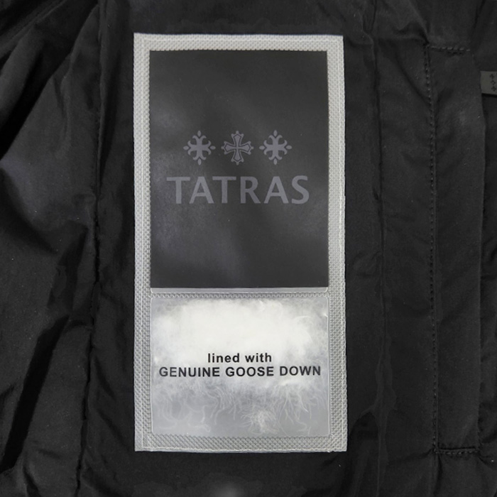 並行輸入品 2026年春夏モデル タトラス ノコ ライトダウンジャケット ショート丈 レディース ノーカラー TATRAS NOKO LIGHT DOWN JACKET BLACK LCKZ0027013588の画像