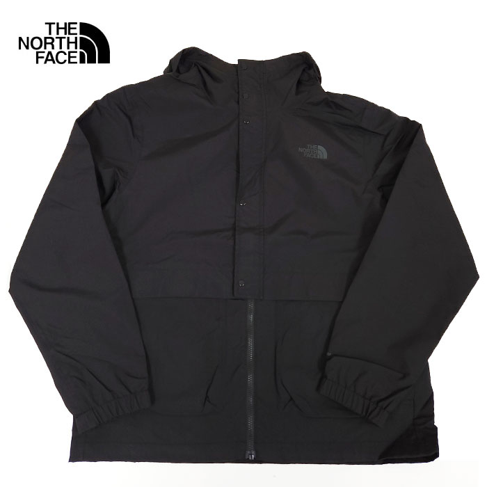 ノースフェイス アウター メンズ ナイロンジャケット フード付き 薄手 長袖 ロゴ リラックスフィット ブラック  黒 MENS RANGE JACKET TNF0A7ZXJ｜season｜02