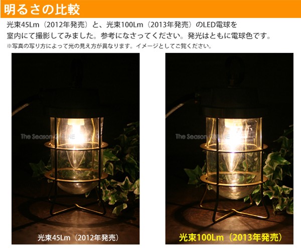 マリンランプ専用LED電球*LED シャンデリアタイプ(クリア)電球色・光束