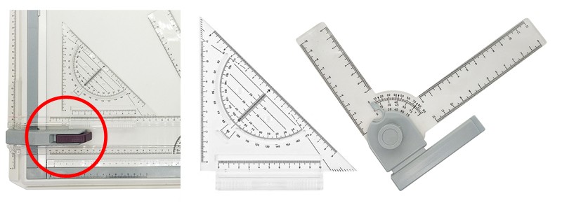 製図板 A3 図面 建築 卓上製図板 製図用品 製図道具 定規付 イラスト 