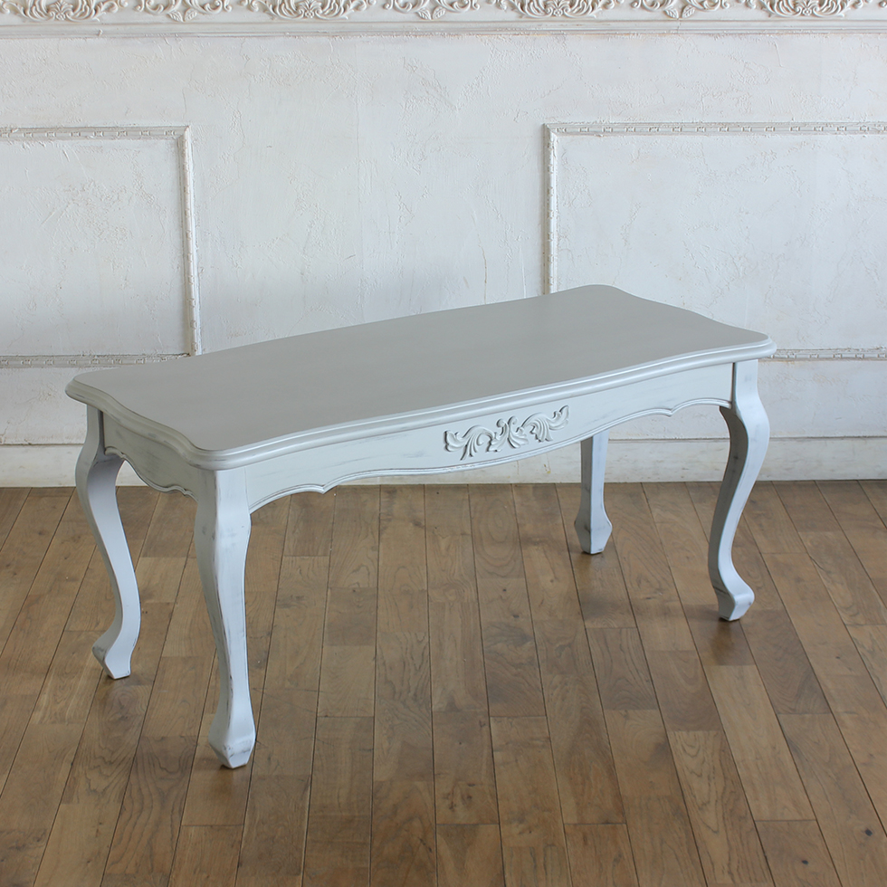 コーヒーテーブル 猫脚 ロココ調 彫刻家具 シャビーシック ソファ