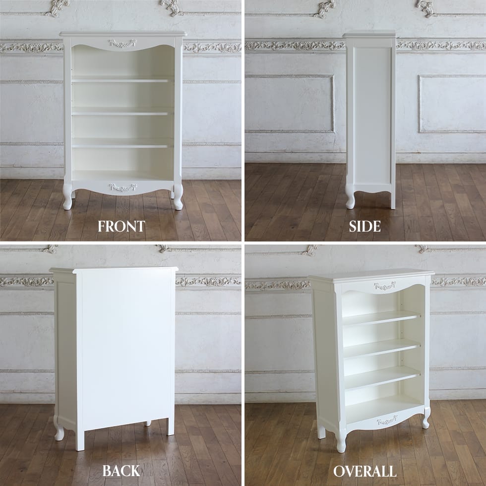 極美品ディスプレイラック　本棚　フラップ扉付 ロココ　アンティーク　猫脚　姫系 オンライン ショップ家具・インテリア - 極美品ディスプレイラック