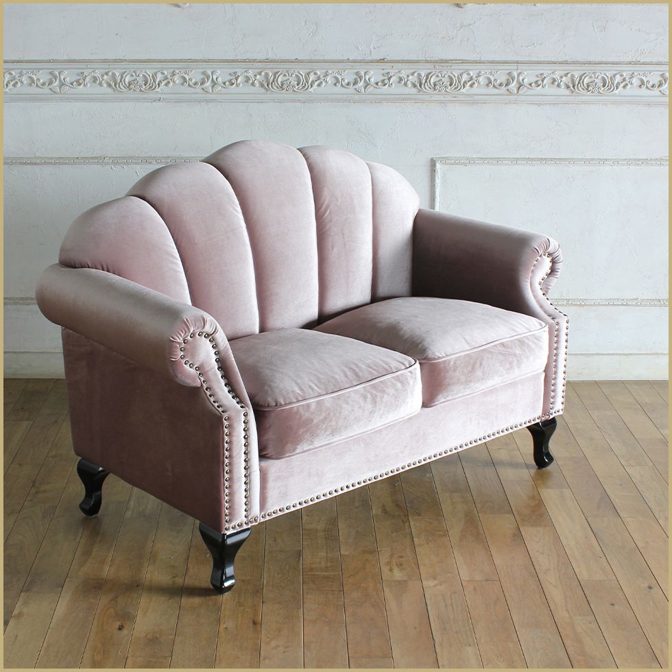 姫系 家具 シェルファ Shellfa シェル型ソファ 2人掛け アンティーク