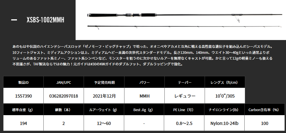 アブガルシア ソルティステージプロトタイプ シーバス ＸＳＢＳ