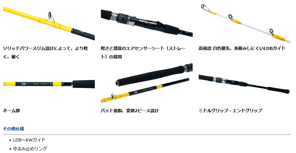 DAIWA（ダイワ） ディーオ SPS 120−180・R : 釣具屋