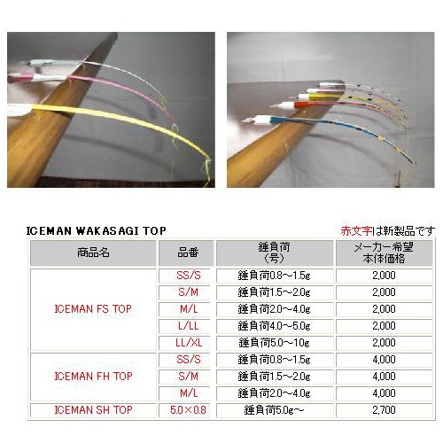 エイテック アイスマン ICEMAN FH TOP M／L : 釣具屋 