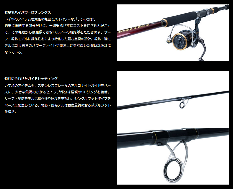 DAIWA（釣り） ダイワ オーバーゼア106MHH : 釣具屋