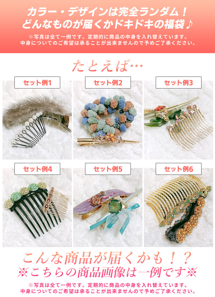 セドールJAPAN ヘアアクセサリー 2点 セット 福袋 2026 ヘアクリップ