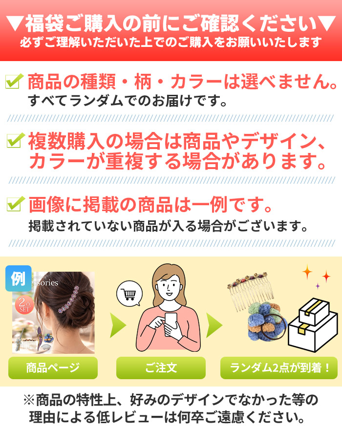 セドールJAPAN ヘアアクセサリー 2点 セット 福袋 2026 ヘアクリップ