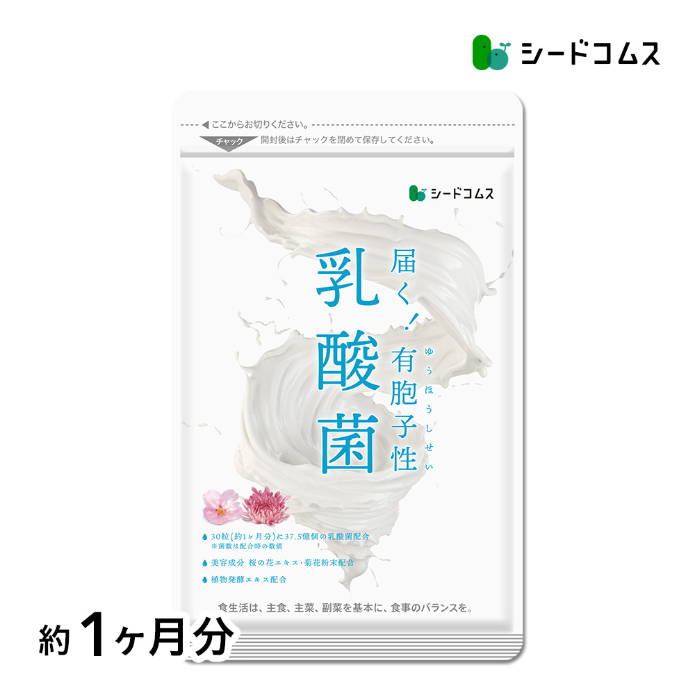 サプリ サプリメント 乳酸菌 サプリ 有胞子性乳酸菌ソフトカプセル 約1ヵ月分 ダイエット