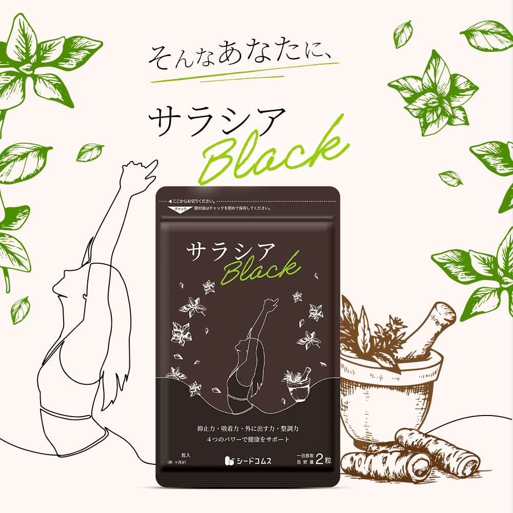 炭 チャコール配合 サラシアブラック 約6ヵ月分 サプリ サプリメント ダイエット 関連画像3