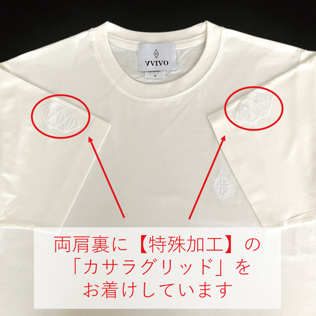 センタライズ Tシャツ オーガニック ナチュラル/スミクロ S/M/L