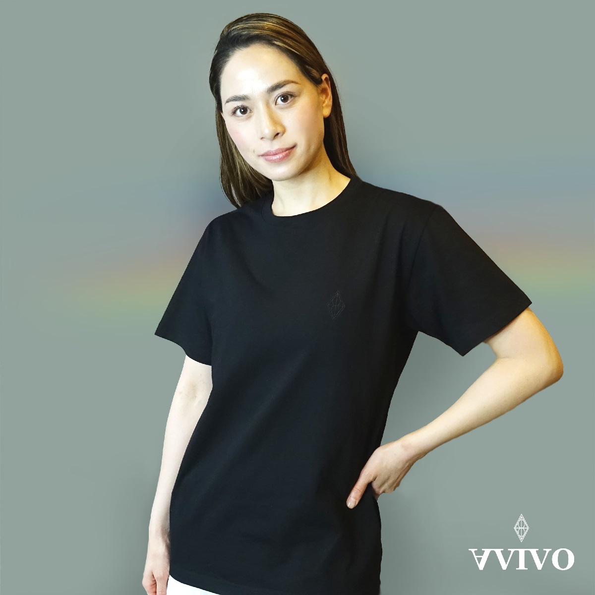 センタライズ　オーガニック　ナチュラル　Tシャツ　男女兼用　Mサイズ センタライズ Tシャツ オーガニック ナチュラル/スミクロ S/M/L