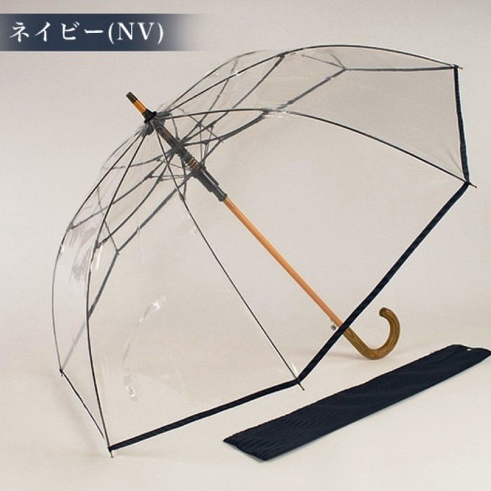 カテールＭＩ７ カテールエムアイセブン ホワイトローズ 65cm 8本骨 傘 紳士用 メンズ 高級ビニール傘 長傘 ワンタッチ ジャンプ式 正規品 ホワイトローズ カテールMI7 カテールエムアイセブン 65cm 8本骨