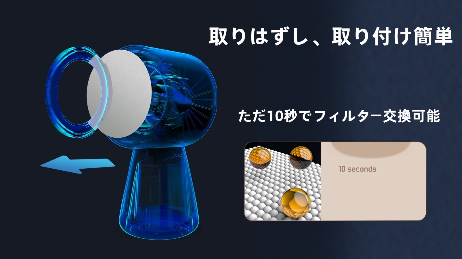 卓上レンジフード ボラニ Bolani Electrical Industrial ブラック