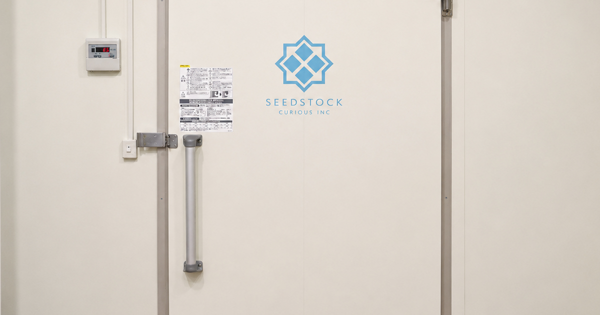 SEEDSTOCK 専用冷蔵庫での種子管理