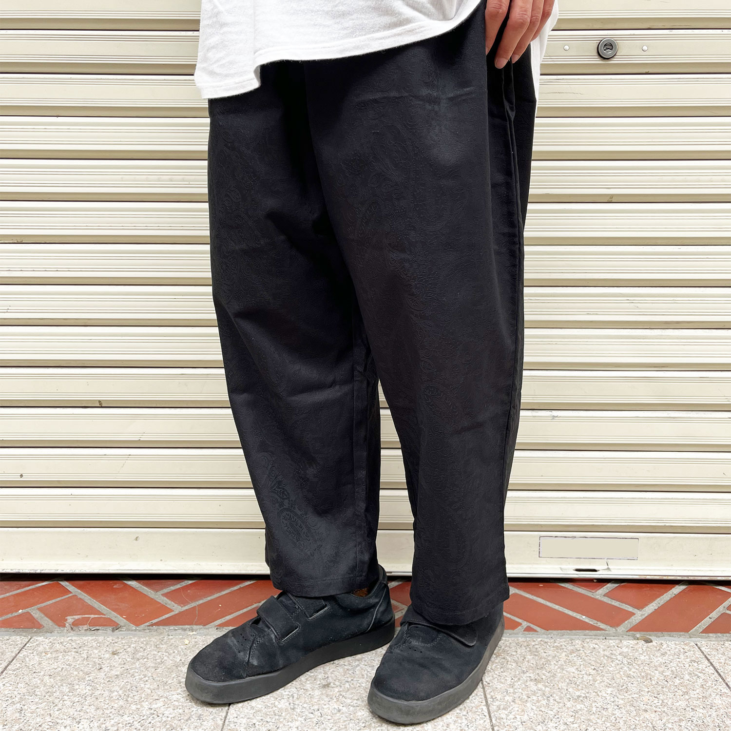 VOIRY ヴォイリー | SUNDAY PANTS COTTON JACQUARD [BLACK] ジャガードサンデーパンツ