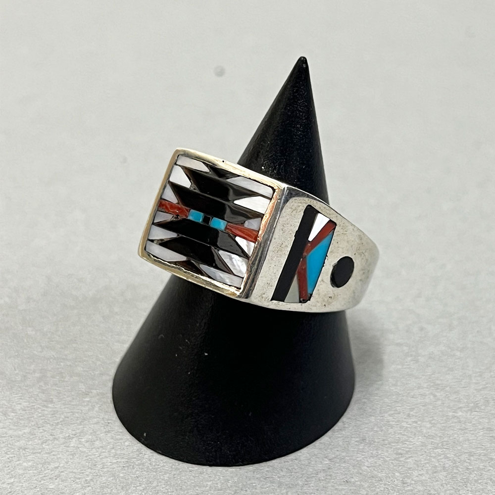 Indian Jewelry (インディアン ジュエリー) ズニ スクエアリング