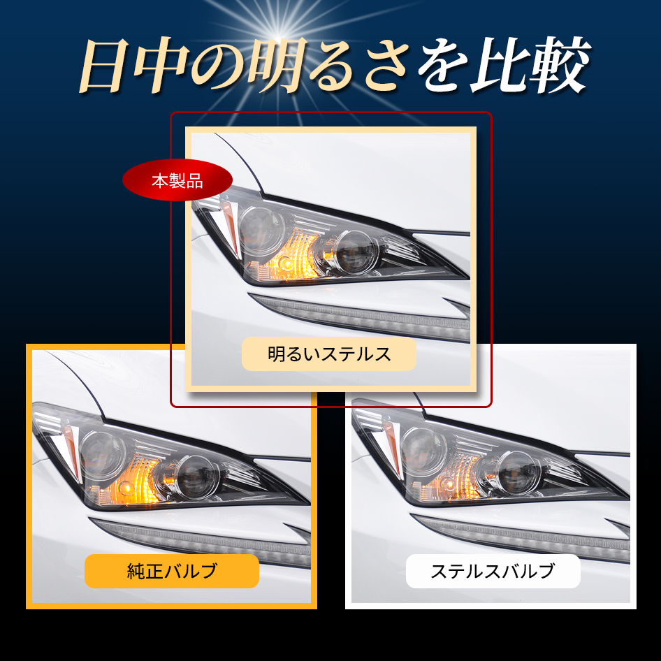 NISSAN 180SX H8.8〜H10.12 T16 / T20 ウインカー 明るい ステルス