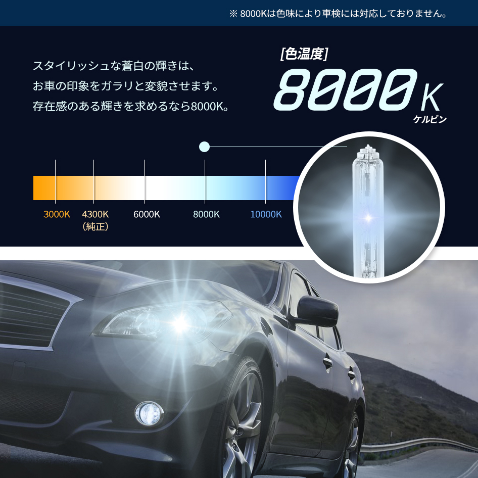 NISSAN クルー H19.8〜H21.8 HID H3 HIDキット 35W シングル 6000K / 8000K 1年保証 交流式 送料無料｜seek｜11