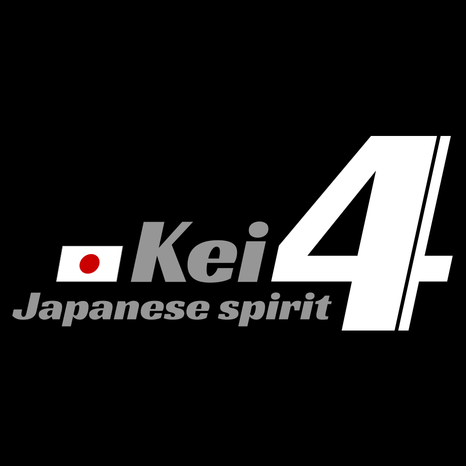 SEEK products 切り文字 ステッカー 車 Kei4 軽4 軽自動車 強粘着 高