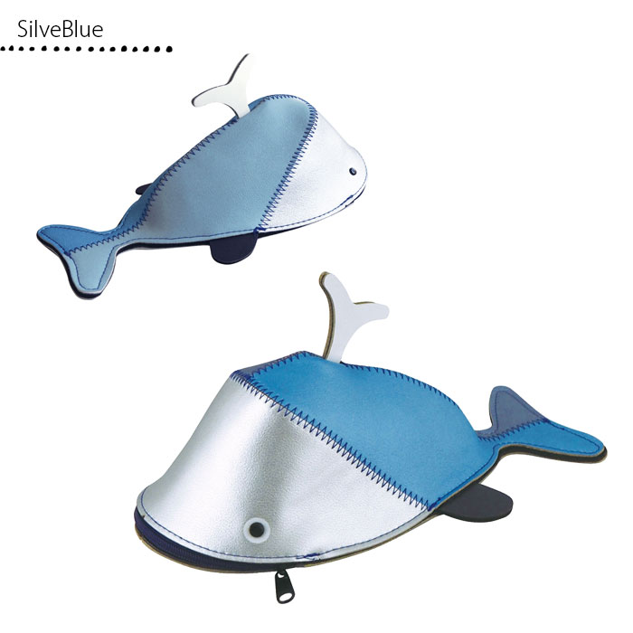 メール便 ペンケース 筆箱 おしゃれ ガジェットケース WHALE CASE