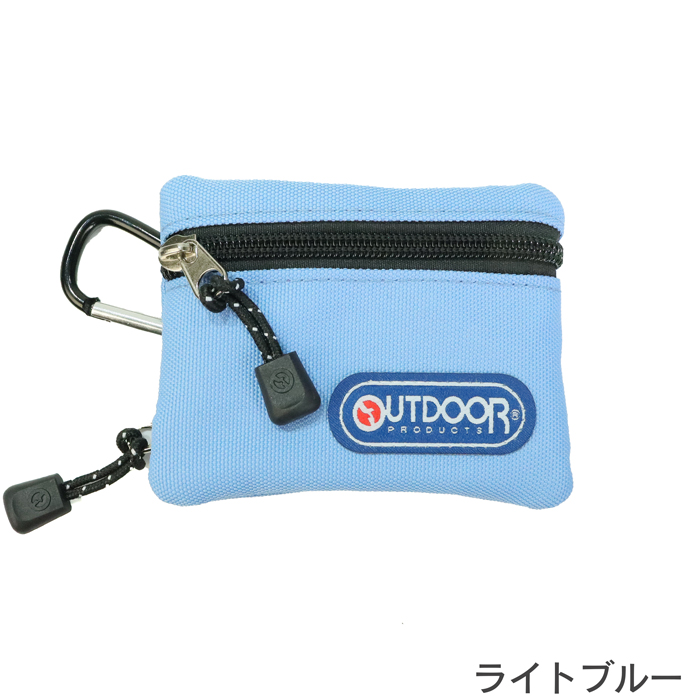 財布 メンズ コインケース アウトドア スクエアコインケース カラビナ