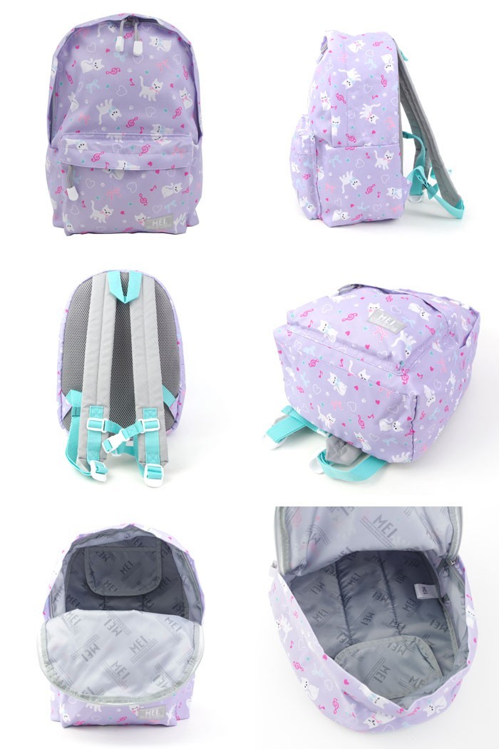 MEI（メイ） リュック キッズ 女の子 ねこ柄 リュックサック 13L