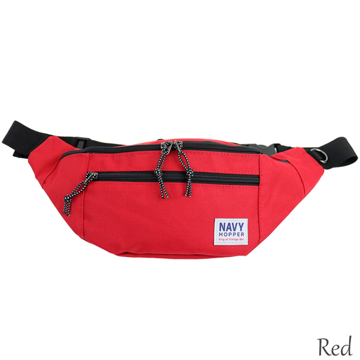 メール便 ウエストポーチ メンズ レディース ボディバッグ NAVY HOPPER