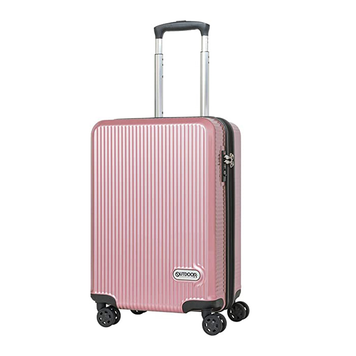 キャリーケース 機内持ち込み 拡張 アウトドアプロダクツ スーツケース ジッパーキャリー Wホイール OUTDOOR PRODUCTS 40〜45L