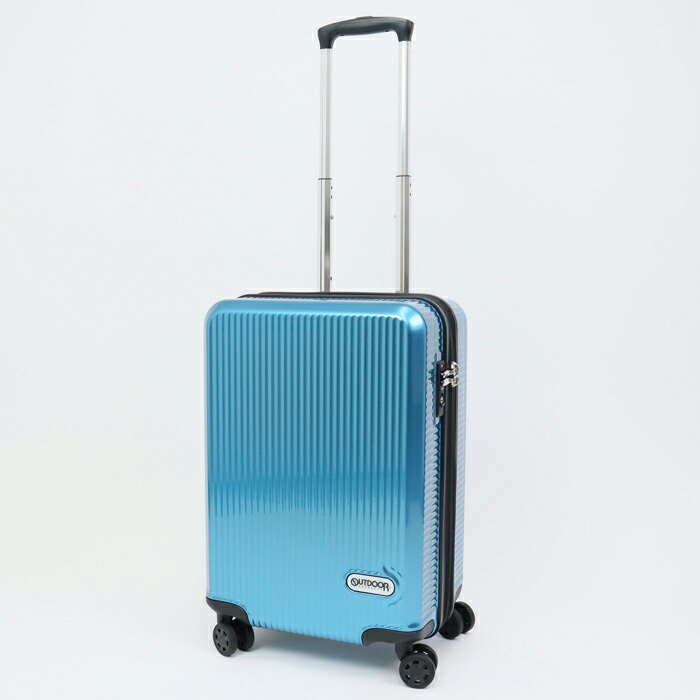 キャリーケース 機内持ち込み 拡張 アウトドアプロダクツ スーツケース ジッパーキャリー Wホイール OUTDOOR PRODUCTS 40〜45L