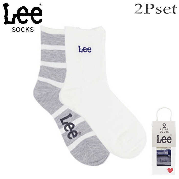 リー Lee 靴下 レディース セット ソックス 2足 2足セット クオーターソックス 23-25cm AD0052A246 90C 2Pソックス