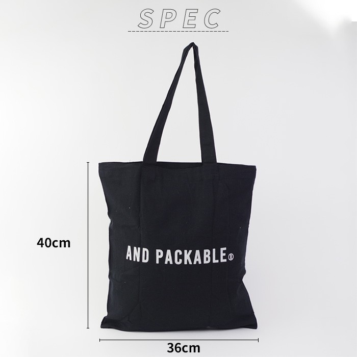 メール便 エコバッグ 折り畳み トートバッグ 折りたたみ メンズ レディース A4 AND PACKABLE 全6色 バッグ キャンバス :  tek19002 : seek. - 通販 - Yahoo!ショッピング