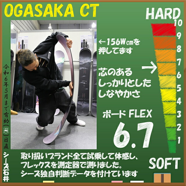 オリジナル解説】OGASAKA CT 154W/156W/158Wcm オガサカ シー
