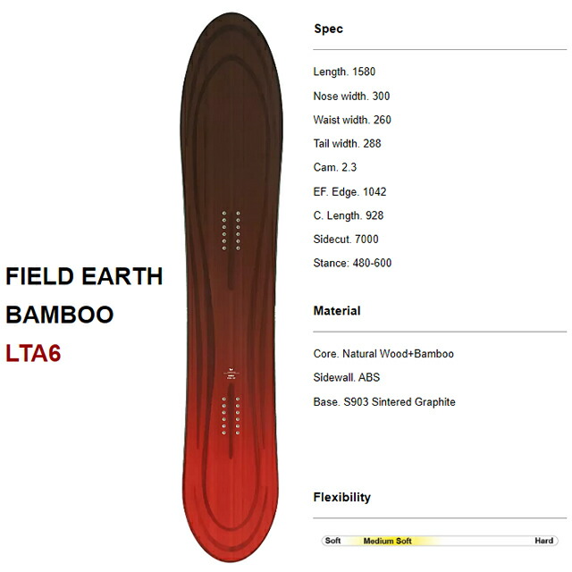 試乗レポ】FIELDEARTH BAMBOO LINE LTA6 158cm フィールドアース 