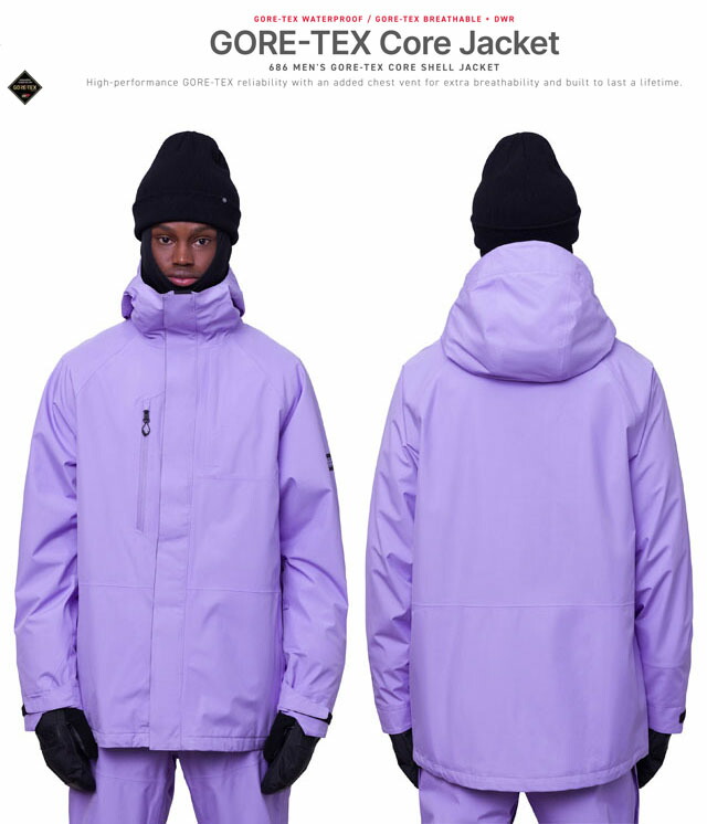 686 goretex core jacket ゴアテックス スキーウエア 23-24 686 SIX EIGHT SIX【シックスエイトシックス】GORE-TEX