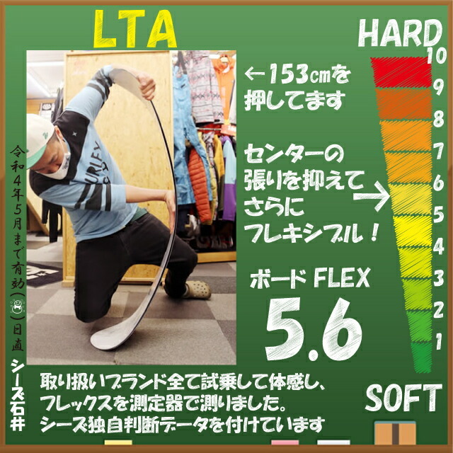 オリジナル解説】SPREAD LTA 148-151-153-156cm 2021-22モデル