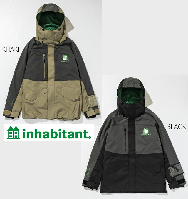 INHABITANT【インハビタント】ウェア ECO polyester Twill 2L JK【正規