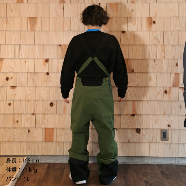 23-24☆UNFUDGE OUTWEAR【アンファッジ】PEEP BIB PANTS【正規品