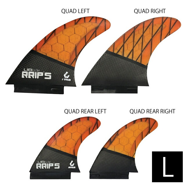 LIBTECH【リブテック】RRIP'S FIN【リップスフィン】QUAD SET LARGE