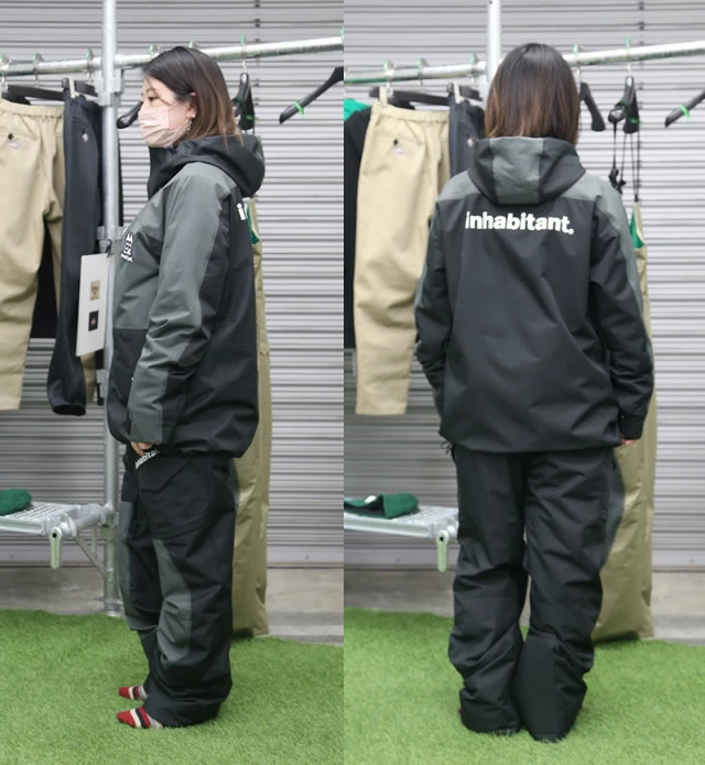 インハビタントウェア INHABITANT【インハビタント】ウェア ビブパンツ ECO polyester Twill