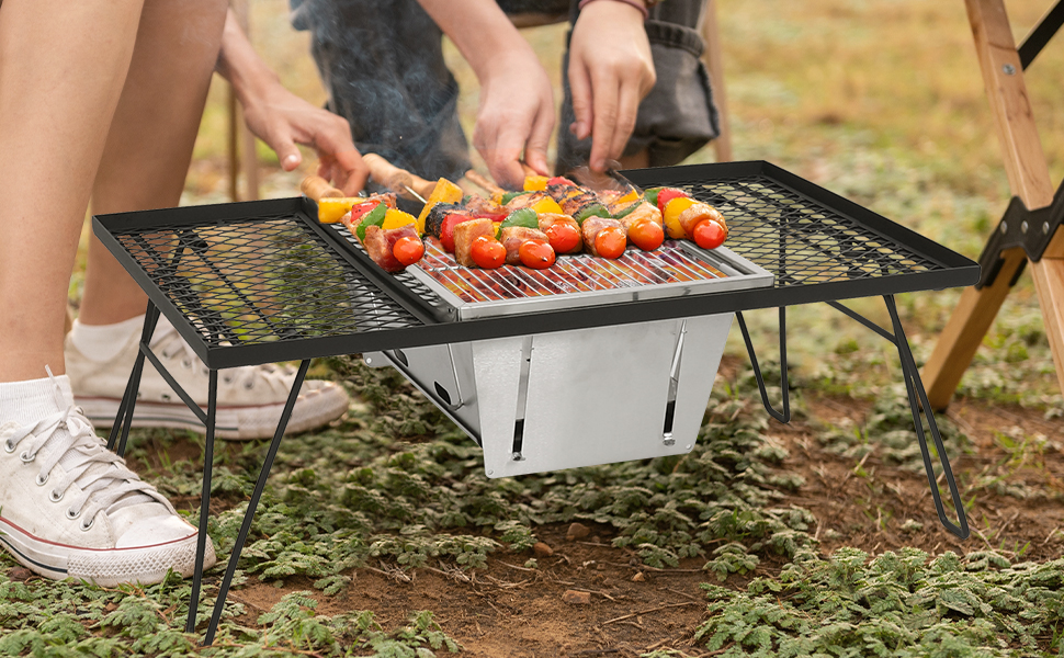 折り畳みコンロ バーベキュー コンロ BBQグリル 焚き火台 igt 