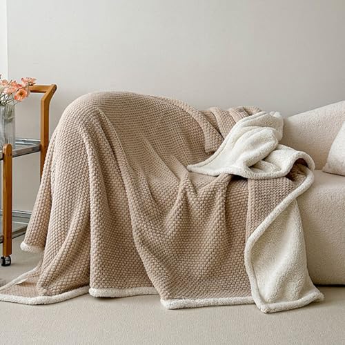ボア毛布 セミダブル 180x200cm 暖かい 掛け布団 通年使用 大きいサイズ ハーフケット 接触冷感 速乾 お昼寝 大人用 ブランケット 高機能 発熱 5 寝具 洗濯可能_3