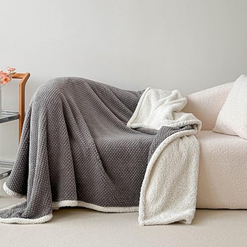 ボア毛布 セミダブル 180x200cm 暖かい 掛け布団 通年使用 大きいサイズ ハーフケット 接触冷感 速乾 お昼寝 大人用 ブランケット 高機能 発熱 5 寝具 洗濯可能_5
