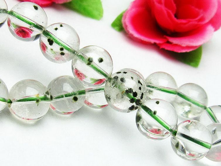 ホランダイト入り 水晶 ブレスレット 11mm [K1-2289] 3枚目