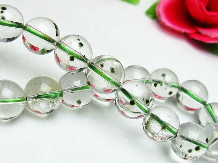 ホランダイト入り 水晶 ブレスレット 10mm [K1-2294] 3枚目