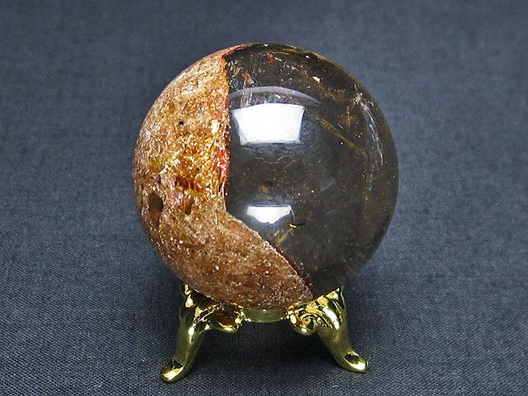 ガーデン水晶 丸玉 36mm [t100-4419] 3枚目