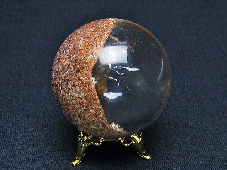 ガーデン水晶 丸玉 41mm [t100-4560] 3枚目