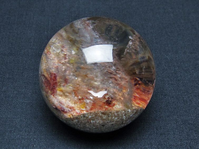 ガーデン水晶 丸玉 48mm [t100-4583] 1枚目